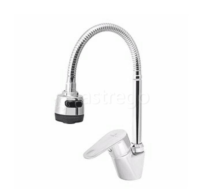 Смеситель для кухонной мойки Л-Серия однорычажный гибк/изл бок/р Коттедж Славен СЛ-ОД-Л25 026-3339 Москва - изображение 1