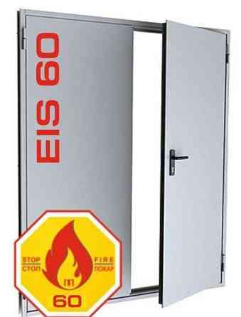 Противопожарная дымогазонепроницаемая дверь EIS-60 1250х2050 двупольная Красноярск