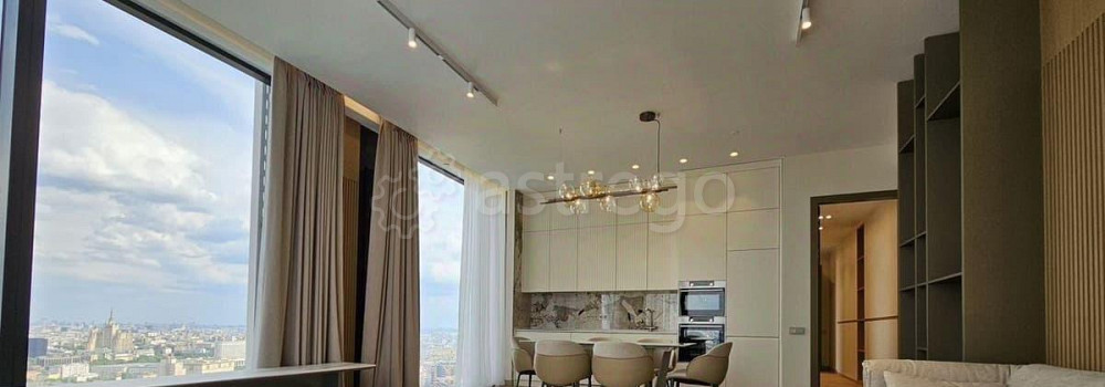 3-комн. апарт-ы, 118.9 м2, 34/65 эт. Москва - изображение 1