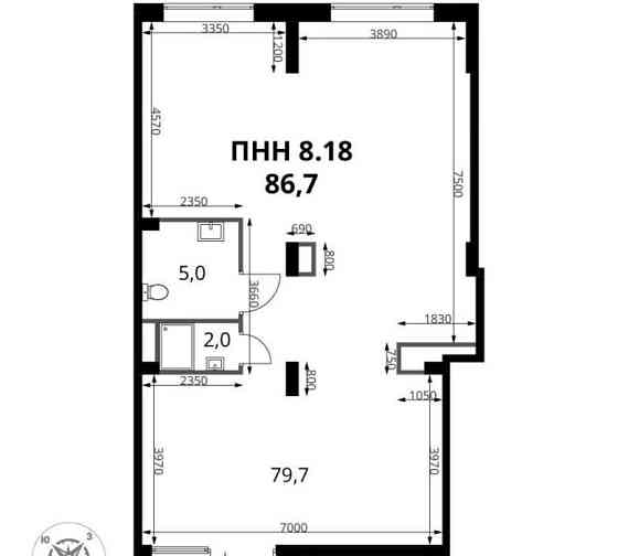 Свободного назначения, 86.7 м2 Химки