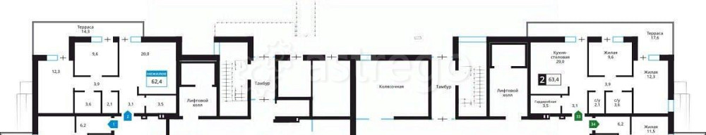 Свободного назначения, 70.2 м2 Красногорск - изображение 4