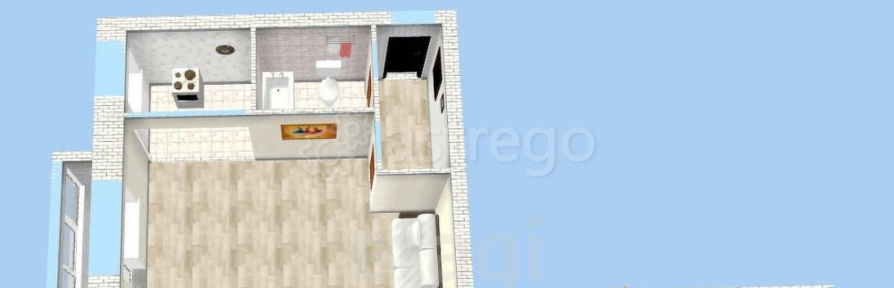 2-комн. квартира, 55.2 м2, 5/5 эт. Белогорск - изображение 6