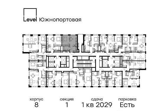 1-комн. квартира, 38.3 м2, 27/49 эт. Москва