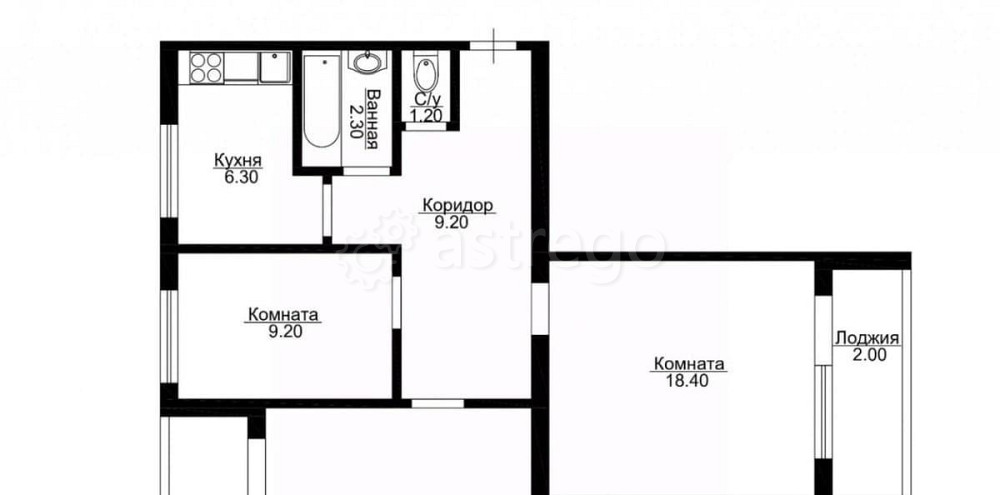 4-комн. квартира, 76.3 м2, 1/9 эт. Санкт-Петербург - изображение 2