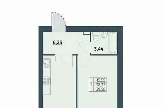 1-комн. квартира, 39.5 м2, 9/9 эт. Красноярск