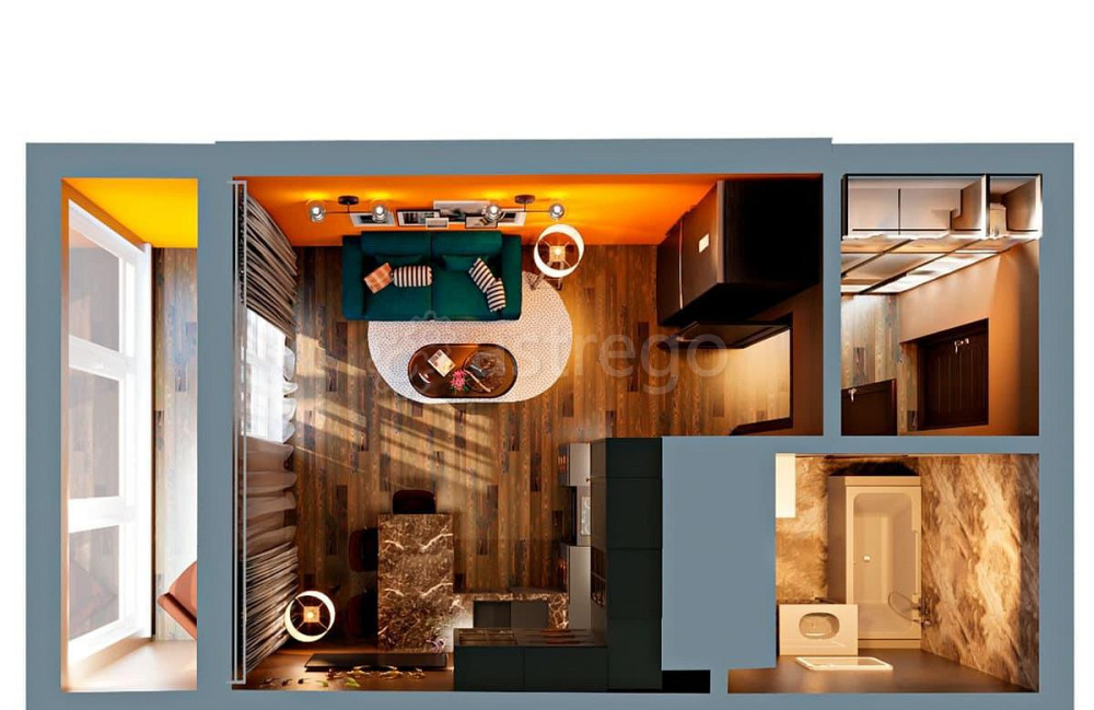 Студия, 28.95 м2, 11/20 эт. Нефтекамск - изображение 6