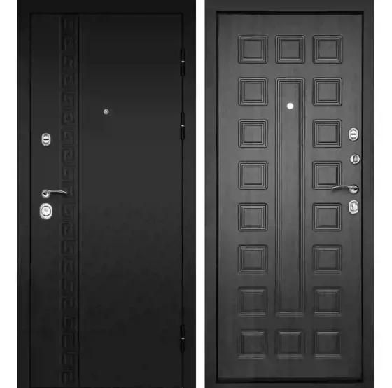 Дверь металлическая Сити С венге 860х2050 левая 90 Екатеринбург