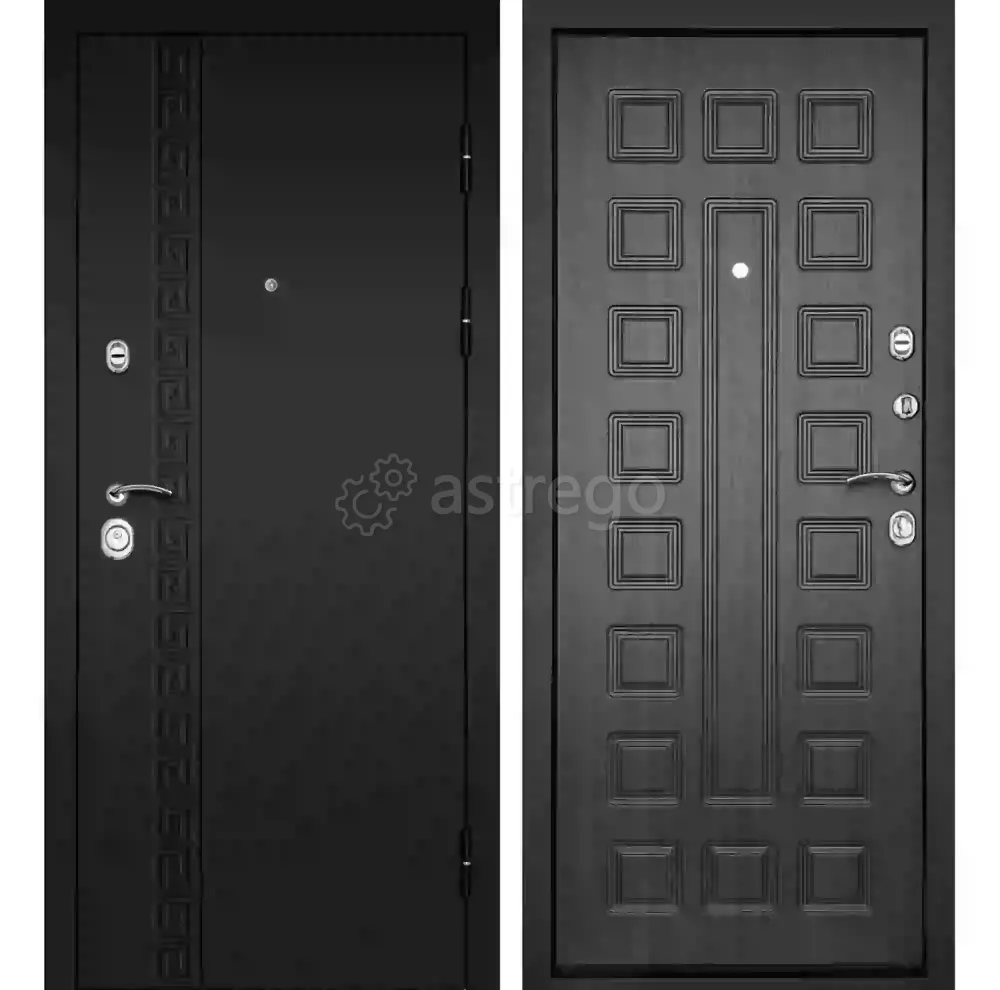 Дверь металлическая Сити С венге 860х2050 левая 90 Екатеринбург - изображение 1