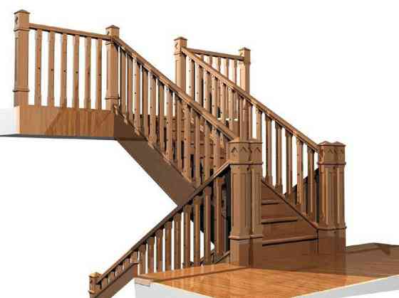 Лестница деревянная Саранск