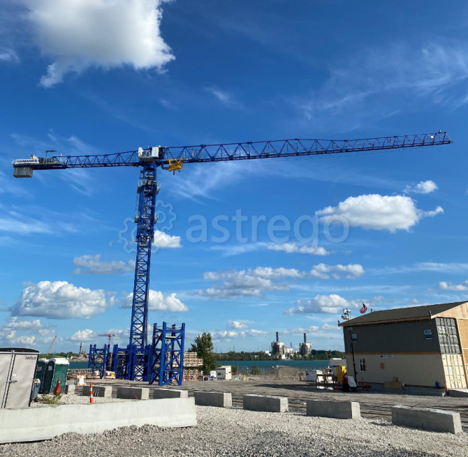 Башенный кран QTZ160 (H6515) Владивосток - изображение 1