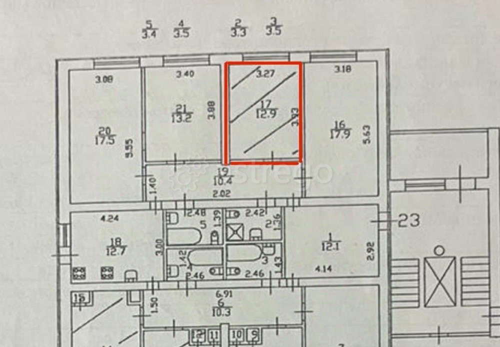 Комната, 12.7 м2, 5/9 эт. Санкт-Петербург - изображение 3