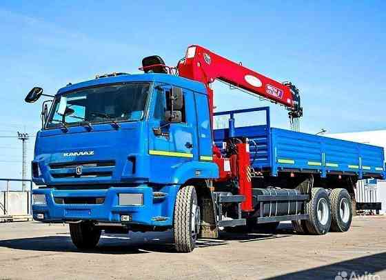 Бортовой грузовик КАМАЗ 65117 6х4 с КМУ Horyong HRS216 Набережные Челны