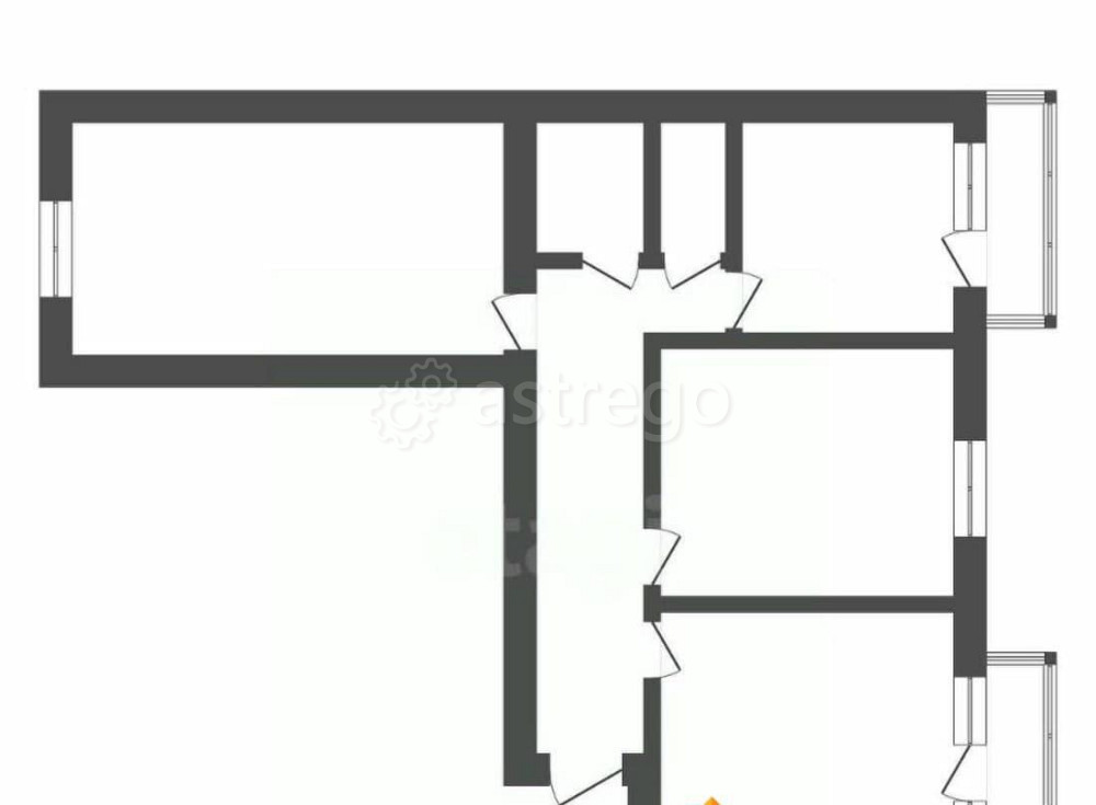 3-комн. квартира, 73 м2, 2/3 эт. Райчихинск - изображение 1