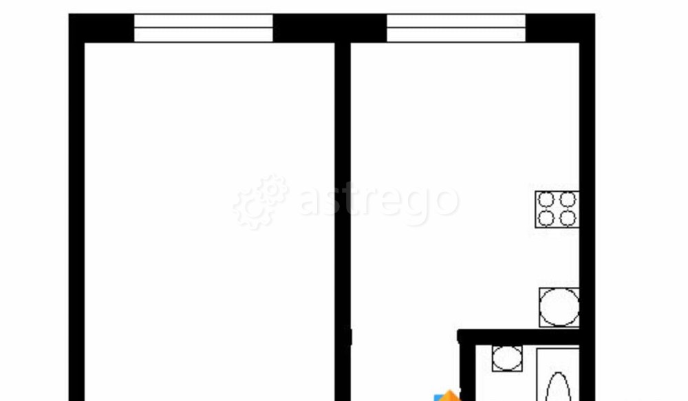1-комн. квартира, 33 м2, 3/5 эт. Красноярск - изображение 7