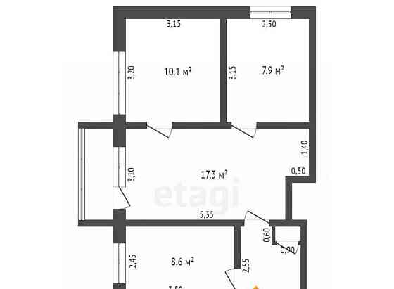 4-комн. квартира, 60.6 м2, 4/5 эт. Бийск