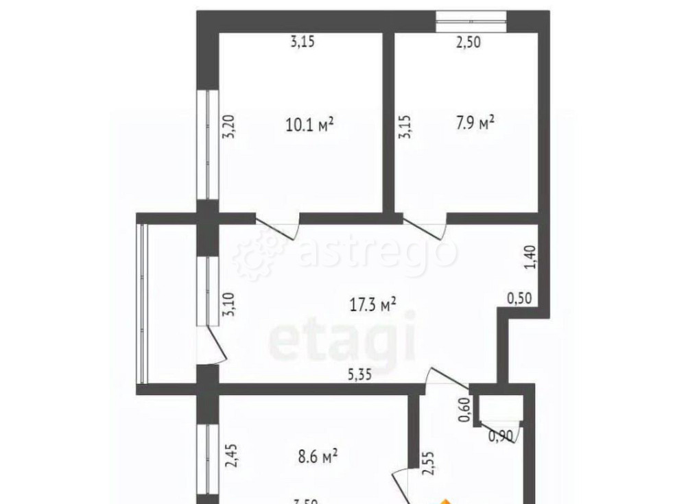 4-комн. квартира, 60.6 м2, 4/5 эт. Бийск - изображение 5