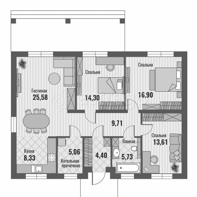 Коттедж, 133 м2, 1 эт. Москва - изображение 2