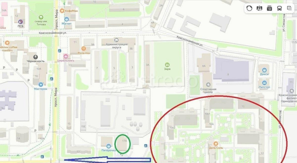 Торговое помещение, 59 м2 Краснознаменск - изображение 4