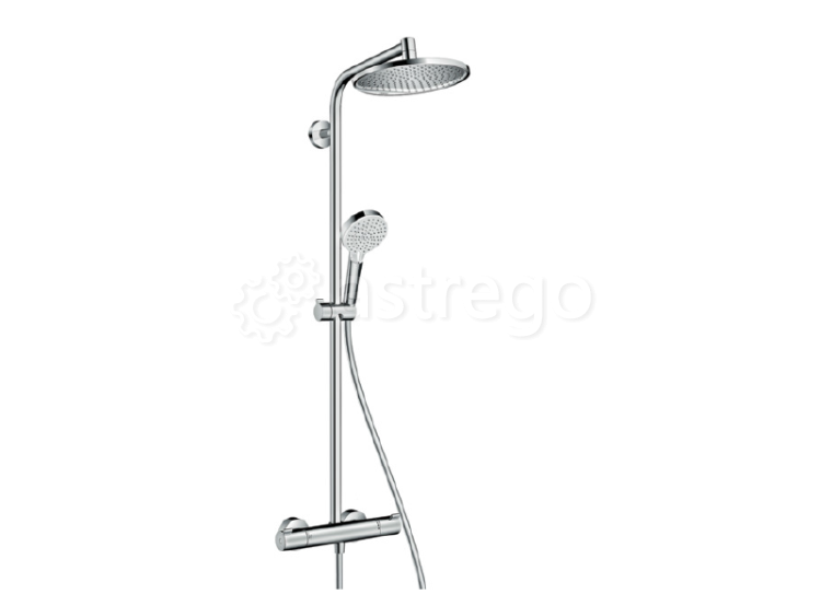 Душевая стойка Hansgrohe, Crometta S, смеситель - есть, тип открывания воды - двухвентильный Москва - изображение 1