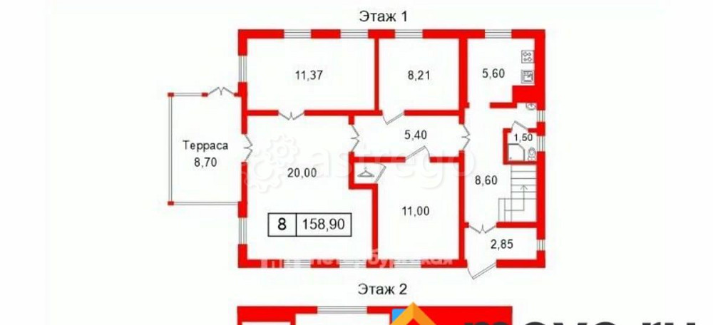 Дом, 158.9 м2, 8.3 сотки, 2 эт. Санкт-Петербург - изображение 5