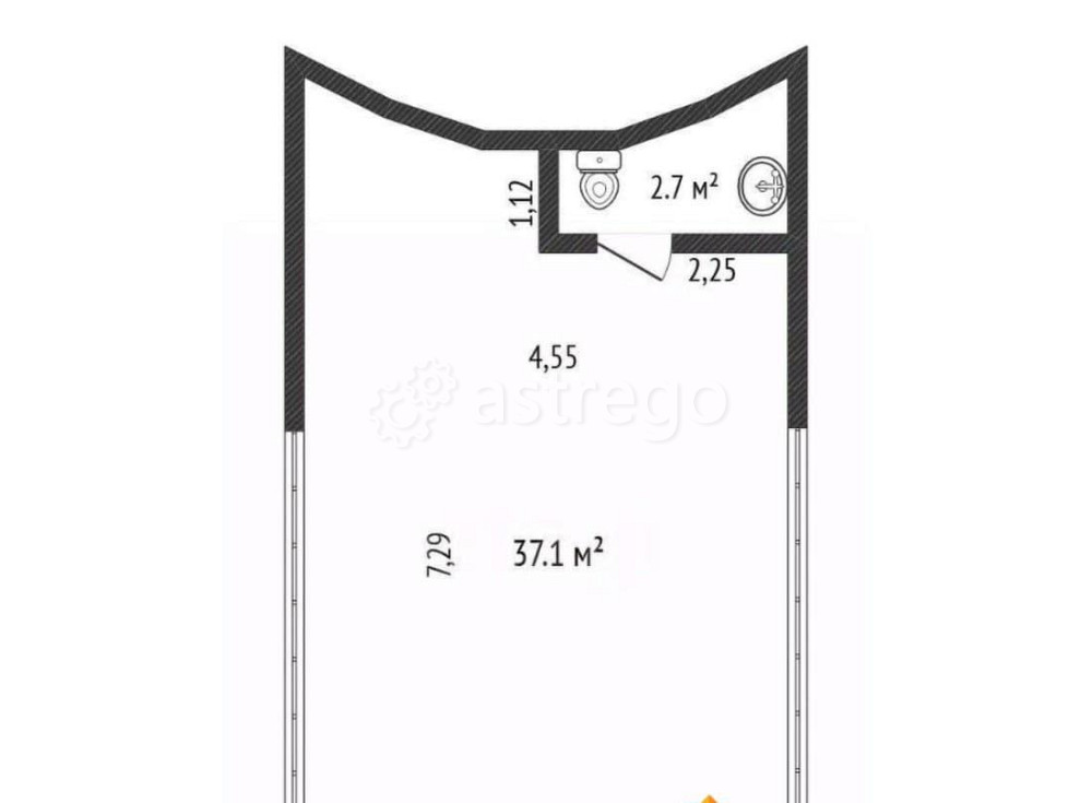Офис, 37.1 м2 Благовещенск - изображение 7