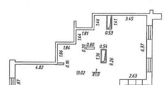 Свободного назначения, 91 м2 Видное