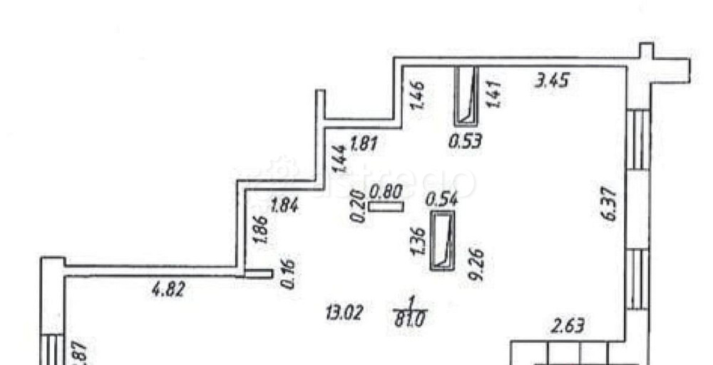 Свободного назначения, 91 м2 Видное - изображение 4