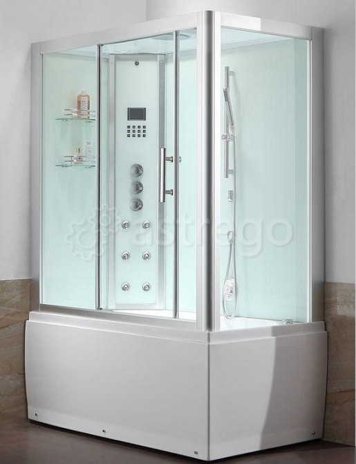 Душевая кабина 150х100 высокий поддон Eago DA 328 1F8 L с парогенератором Красноярск - изображение 1