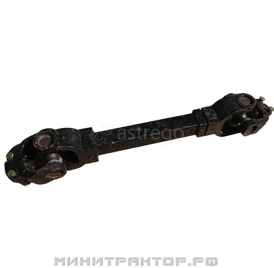 Вал карданный трактора 8х8 шлицов, 800 мм, квадрат, крестовина 39х118 мм (80-150 л.с) для МТЗ, фрезы Новосибирск - изображение 1