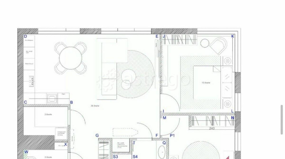 3-комн. квартира, 87 м2, 20/41 эт. Москва - изображение 3