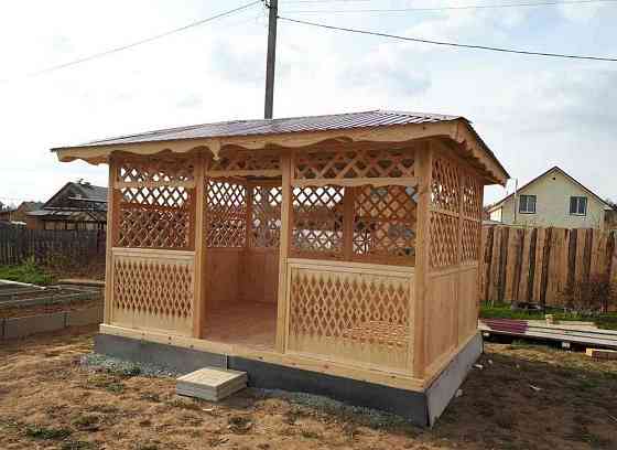 Беседка деревянная "Прямоугольная" 3,0*4,0 Нижний Тагил