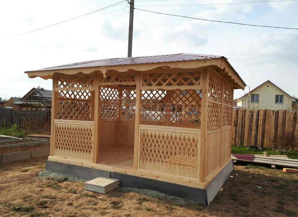 Беседка деревянная "Прямоугольная" 3,0*4,0 Нижний Тагил - изображение 1