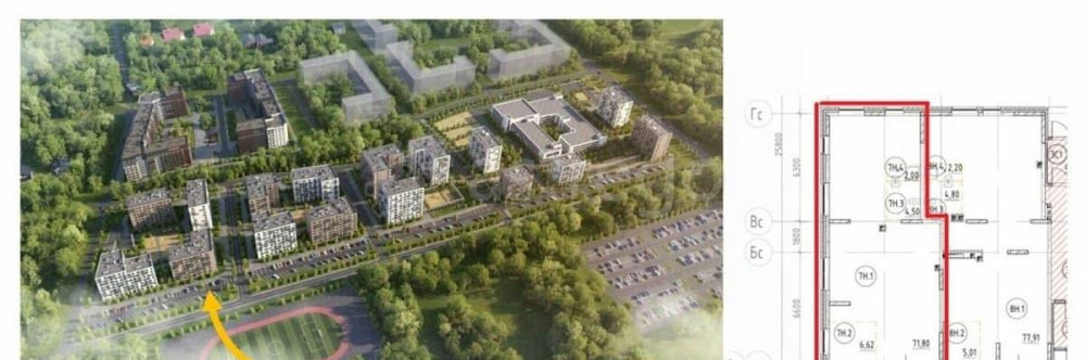 Свободного назначения, 85 м2 Санкт-Петербург - изображение 3