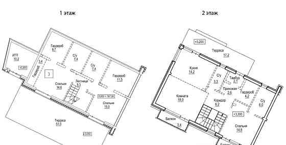Таунхаус, 249 м2, 2 эт. Москва