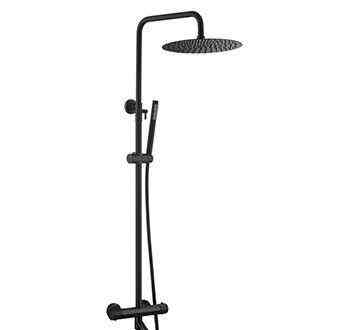 Душевая стойка BOHEME Uno 468-T-B Black Новосибирск