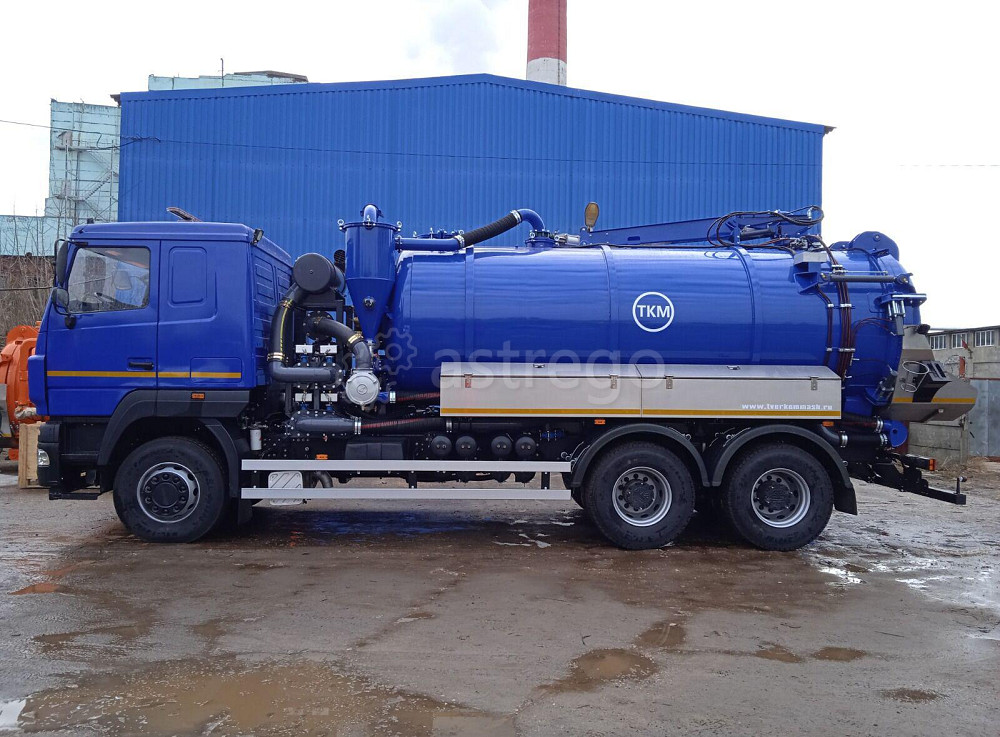 ТКМ-630 (илосос МАЗ 6312С9-8575-012, 15м3+1,5м3 (ил/вода), насос 2600 м3/час, сист.гидроразмыва) Краснодар - изображение 1