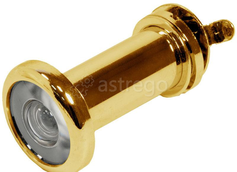 Глазок дверной со шторкой d=14 мм, L 35-60 мм, латунь MAESTRO Ярославль - изображение 1