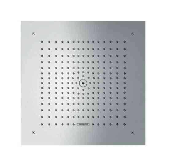 Верхний душ Raindance E, тип установки - встраиваемый, потолочный, размер душевого диска, мм 400х400 Москва