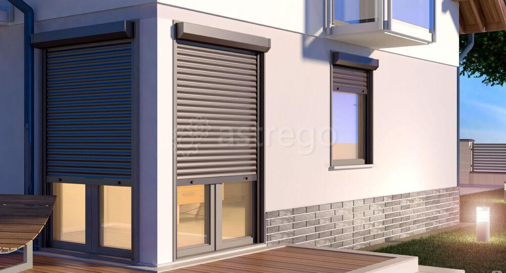 Рольставни алюминиевые с электроприводом 2100х1500 мм Ростов-на-Дону - изображение 1