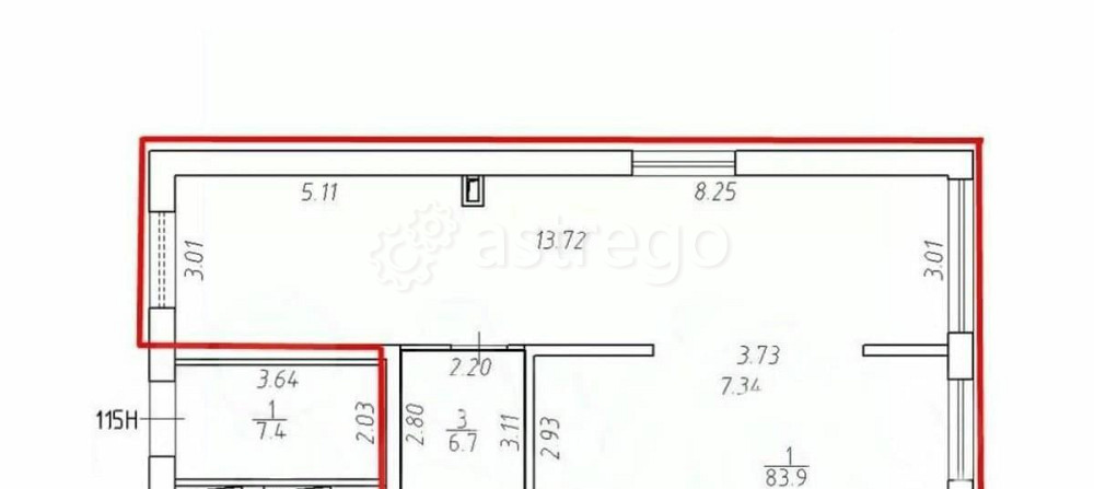 Свободного назначения, 95 м2 Санкт-Петербург - изображение 2
