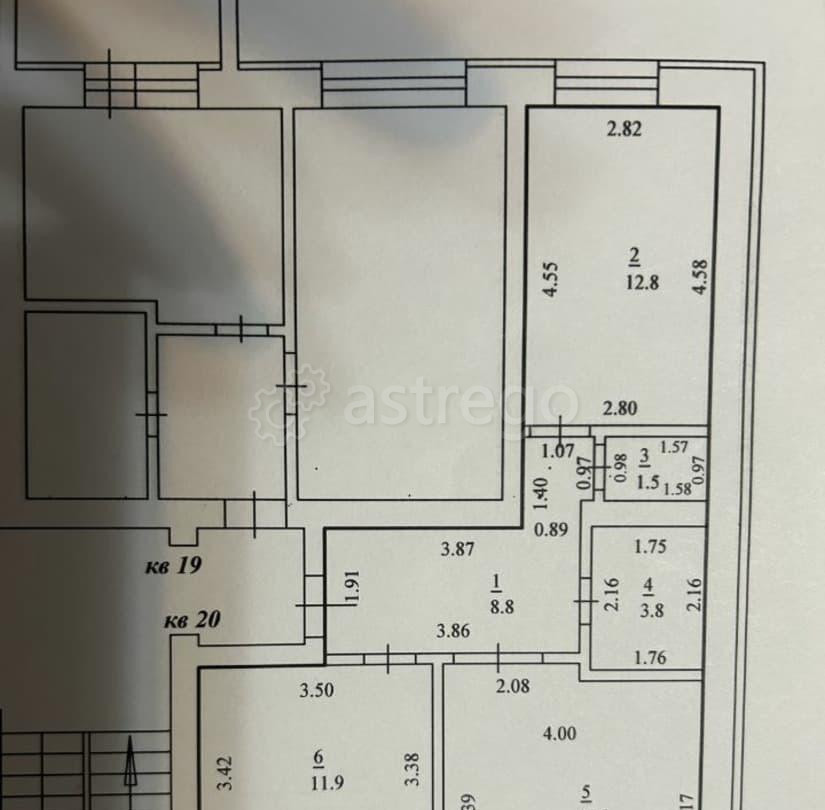 2-комн. квартира, 55.9 м2, 6/11 эт. Стерлитамак - изображение 4