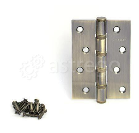Петля 100*70-В4-Steel-АВ комплект 2шт. Apecs Новосибирск - изображение 1