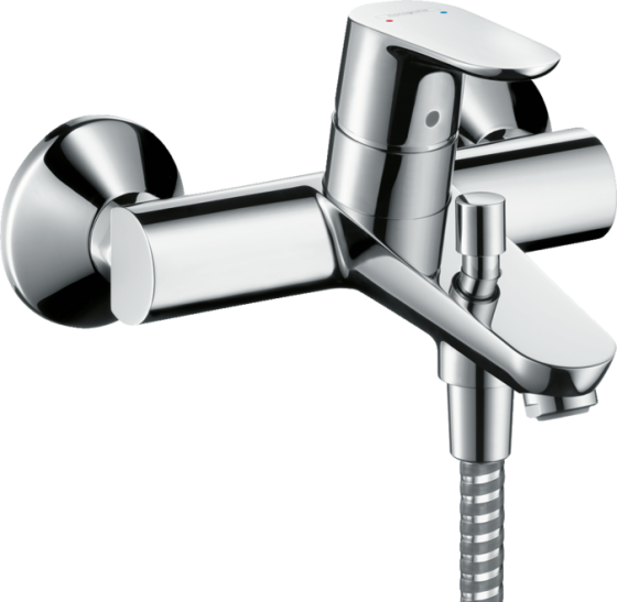 Смеситель для ванны Focus, однорычажный, внешнего монтажа Hansgrohe Москва