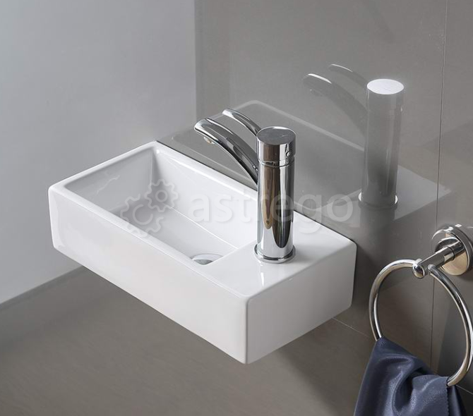 Раковина подвесная Cerama LUX 9048 GTL (29,5х18,5х9,5) Красноярск - изображение 1
