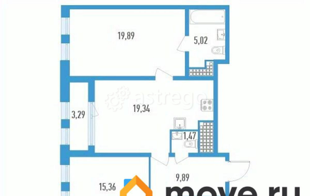 3-комн. квартира, 101.56 м2, 20/23 эт. Санкт-Петербург - изображение 1