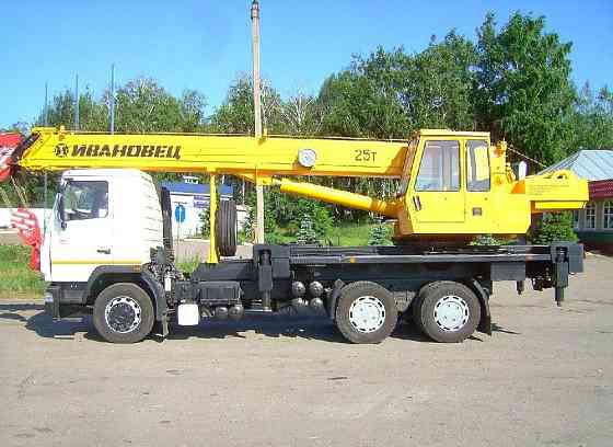 Автокран Ивановец КС-45717А-1 25 т на шасси МАЗ-6312 (6х4) Самара