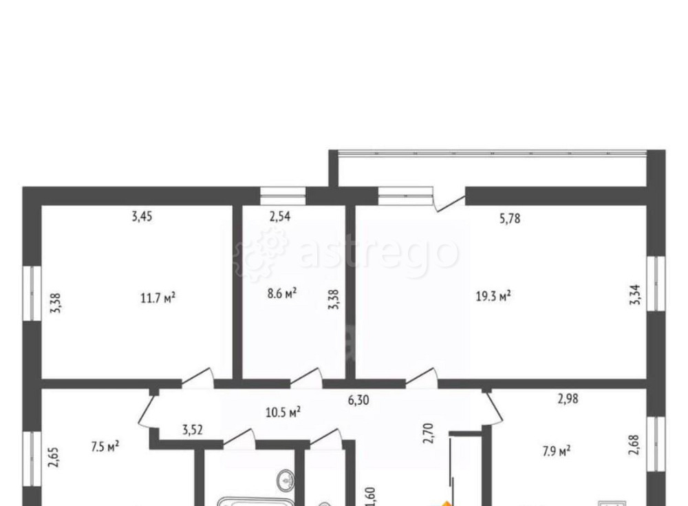 4-комн. квартира, 70 м2, 5/5 эт. Благовещенск - изображение 7