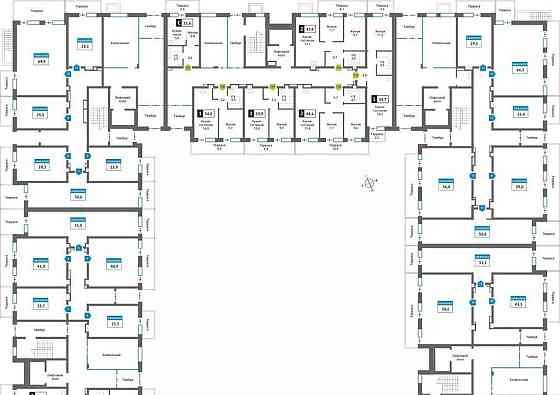 Свободного назначения, 58.6 м2 Красногорск