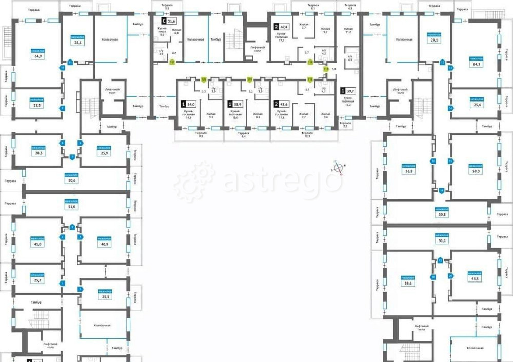 Свободного назначения, 58.6 м2 Красногорск - изображение 3