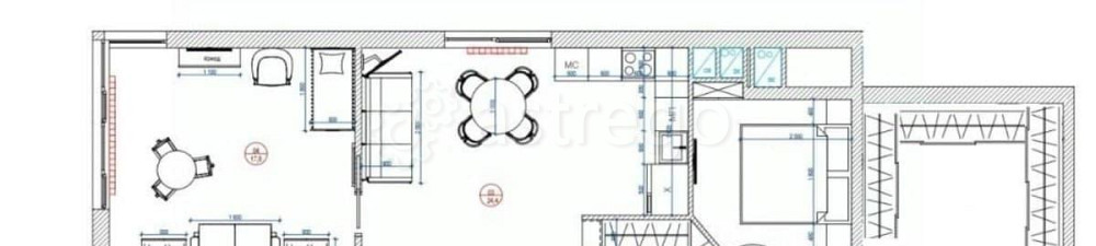 4-комн. квартира, 100 м2, 13/13 эт. Одинцово - изображение 4